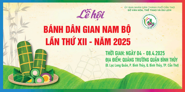 Lễ hội Bánh dân gian Nam Bộ lần thứ XII năm 2025